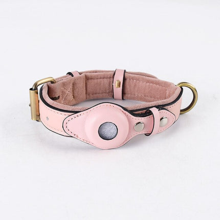 Collier pour chien anti-perte en cuir