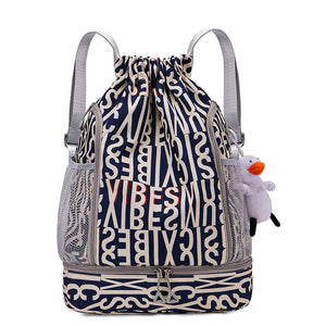Large Drawstring Backpack – Outdoor Sports Bag