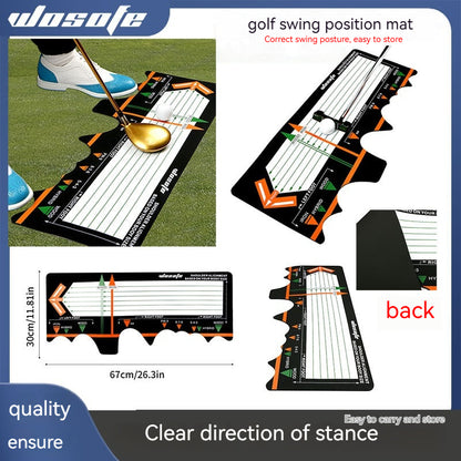 Golf Beginner Swing Standing Posture Auxiliary Pad