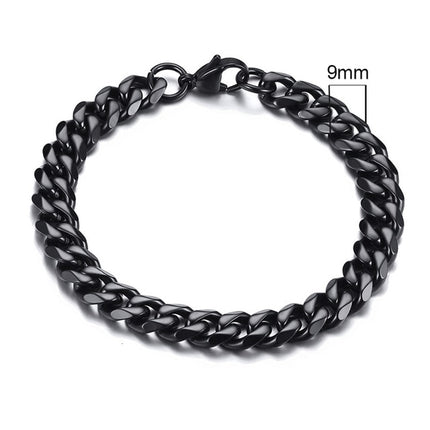 Bracelet chaîne cubaine Miami pour hommes