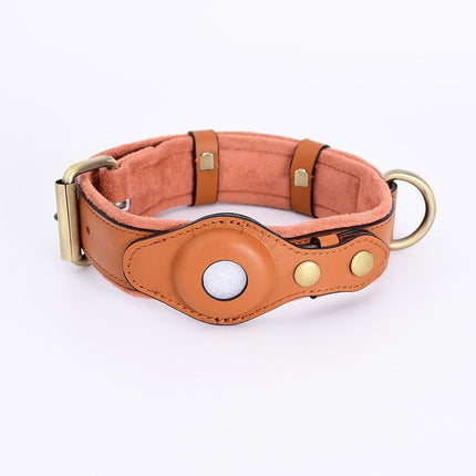 Collier pour chien anti-perte en cuir