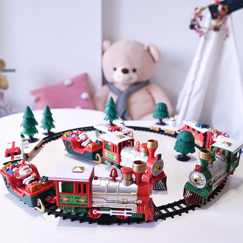 Children's Electric Educational Toys Christmas Train Baking