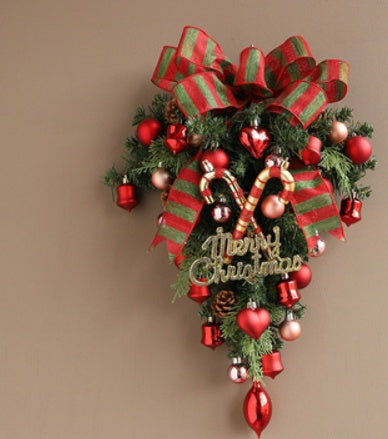 Jinghua Christmas Wreath Door Decoration Wall Hanging