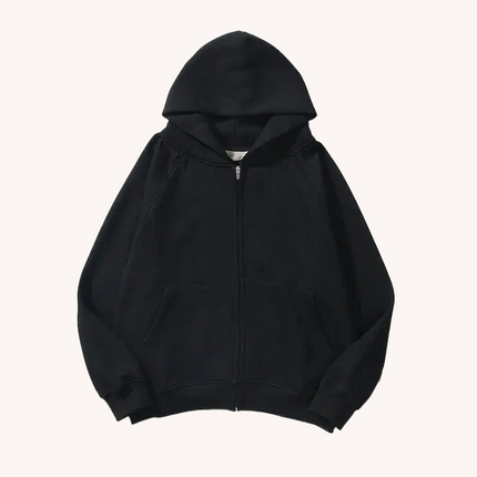 Sweat à capuche zippé uni UG