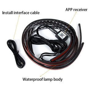 Lampe d'ambiance flexible pour voiture