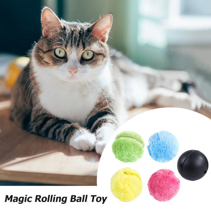 Bola para mascotas con activación automática y rodillo mágico