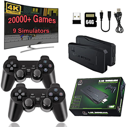 Console de jeux vidéo 4K HD, lecteur de jeu portable