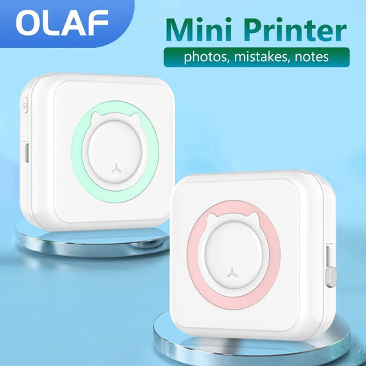 Mini impresora de pegatinas térmicas portátiles