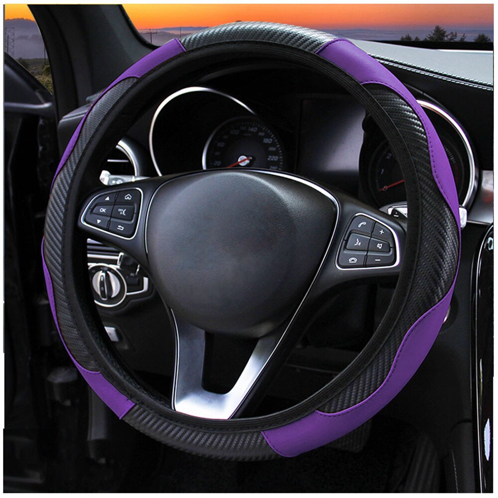 Carbon Fiber Car Steering Wheel Cover