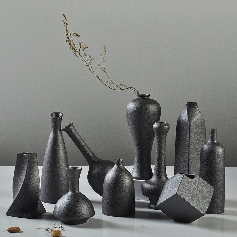 Vase Glacé Noir