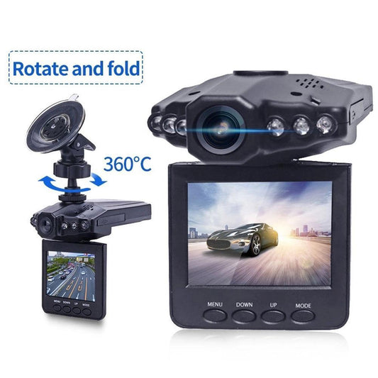 Caméra de véhicule DVR pour voiture, enregistreur vidéo d'avion de 2,4 pouces