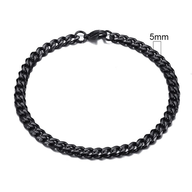 Pulsera de cadena cubana de Miami para hombre