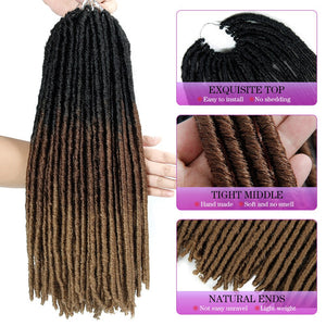 Extensions de cheveux synthétiques dreadlocks