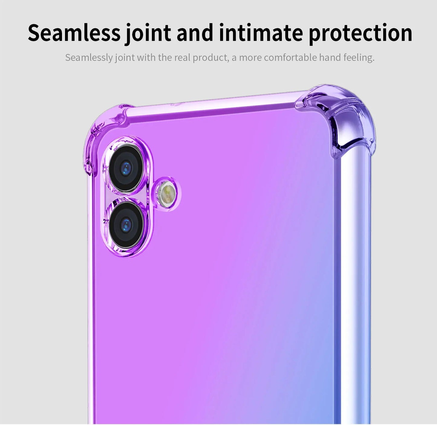 Slim Cute Gradient Case For Samsung Phones
