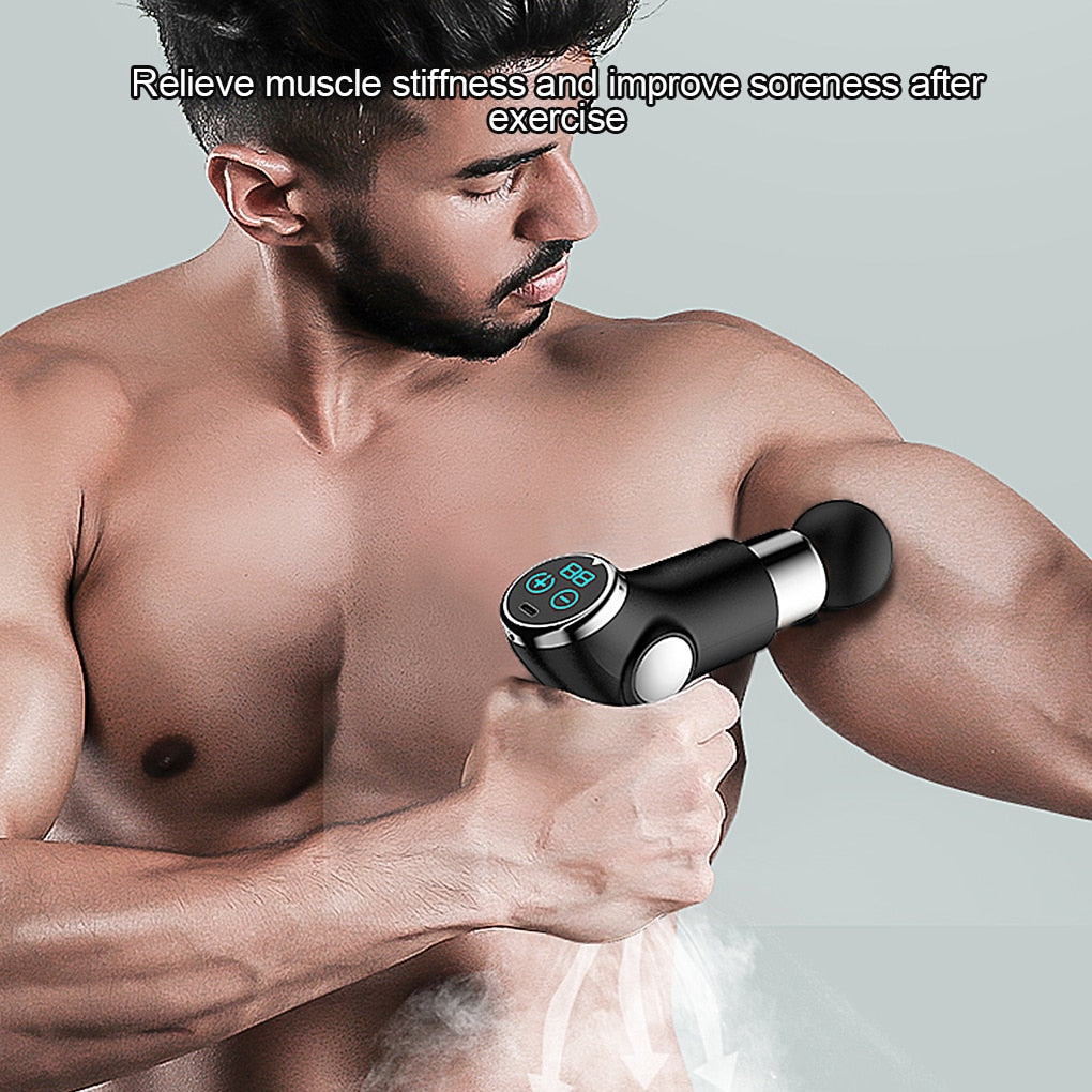 Pistolet de massage électrique LCD