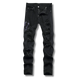 Black Python Jeans