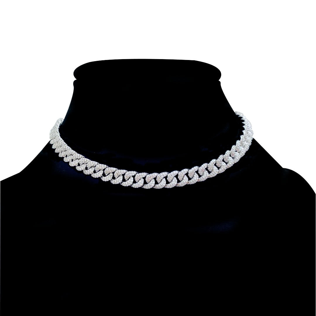 Collier CZ Bling glacé