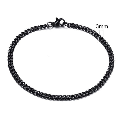 Bracelet chaîne cubaine Miami pour hommes