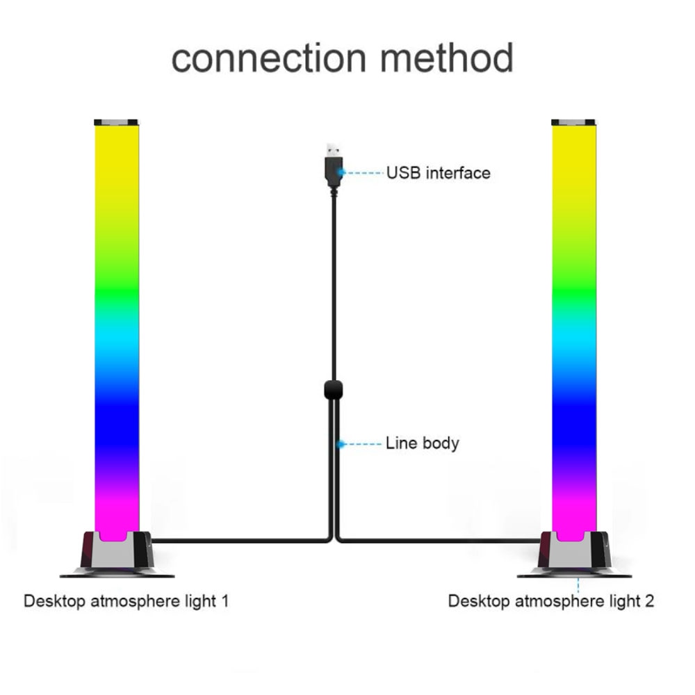 Luz de recogida LED de control de sonido