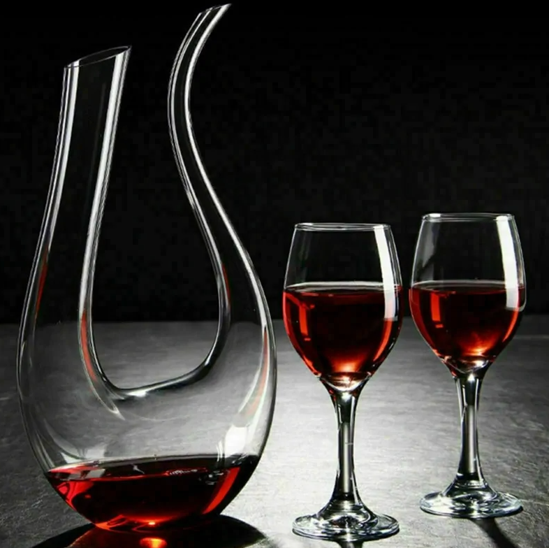 Bouteille de carafe à vin en cristal