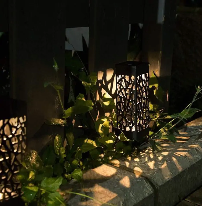 Luz de jardín vintage impermeable con energía solar