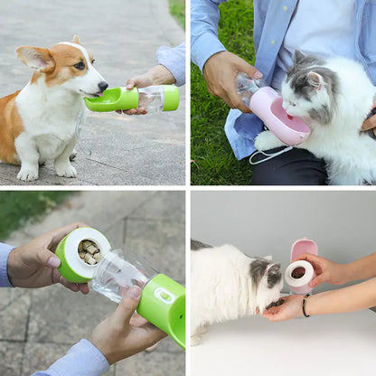 Mangeoire pour bouteille d'eau pour chien
