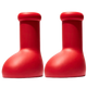 Grosses bottes rouges