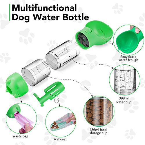 Botella de agua portátil para perros