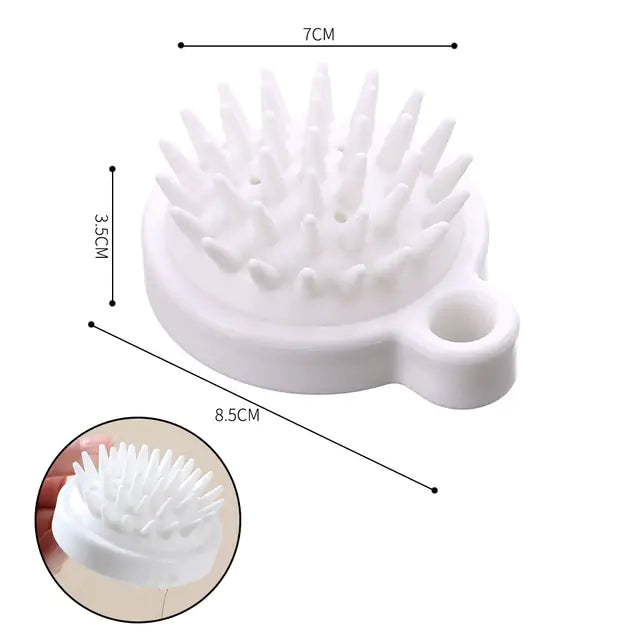 Brosse pour chien en silicone souple